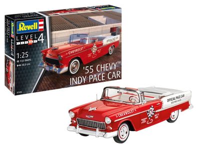 55 Chevy Indy Pace Car, Revell Auto Modell Bausatz 1:25, Art. 07686