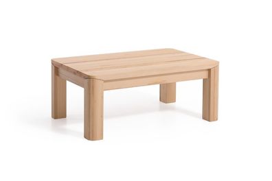 Couchtisch Tisch ANESE XL Eiche Massivholz 80x80 cm