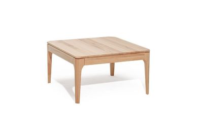 Couchtisch Tisch ALGEA XL Wildeiche Massivholz 80x80 cm