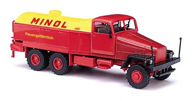 Busch 51553 IFA G5´59 Benzintankwagen, Minol, Auto Modell 1:87 (H0)