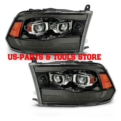 DODGE RAM 2013 - 2018 Projector Scheinwerfer 13 - 18 14 2014 2017 15 LED SEQ