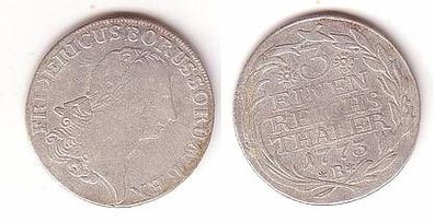 1/3 Reichstaler Silber Münze Preussen Friedrich II 1773 B