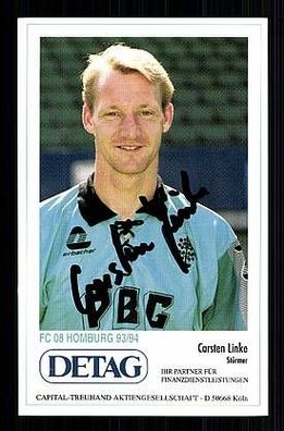 Carsten Linke FC Hombureg 1993-94 Autogrammkarte + A48500