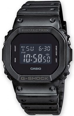 Casio G-Shock Herrenuhr | Digitaluhr Resin schwarz DW-5600BB-1ER