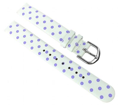 Adora Youngline Kinder Uhrenarmband 12mm Kunststoff weiß / lila AY4400