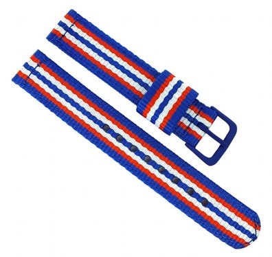 Adora Youngline Kinder Uhrenarmband 16mm Nylonband blau AY4387