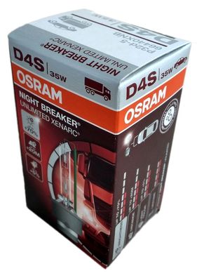 D4S Osram Night Breaker Unlimited Xanarc Xenon P32d-5 + 70% 1st. 66440XNB