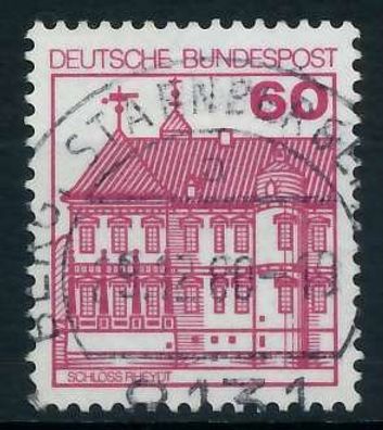 BRD DS BURGEN U. Schlösser Nr 1028AI gestempelt X93005E