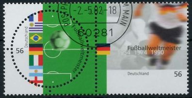 BRD Zusammendruck Nr 2258 + 2259 gestempelt WAAGR PAAR X93640E