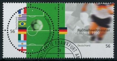 BRD Zusammendruck Nr 2258 + 2259 gestempelt WAAGR PAAR X936412