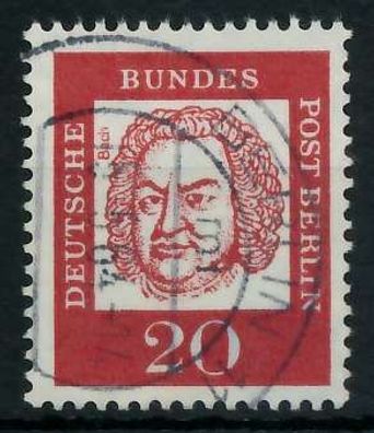 BERLIN DS BED. Deutsche Nr 204 gestempelt X9366FE