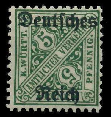 Deutsches REICH Dienstmarken 1920 Nr 57 postfrisch X9367C6