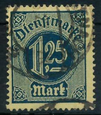 Deutsches REICH Dienstmarken 1920 Nr 31 gestempelt X939F9E