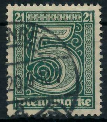 Deutsches REICH Dienstmarken 1920 Nr 16 gestempelt X939FD2