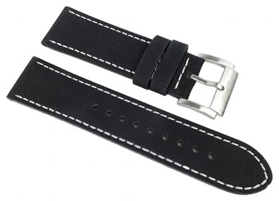 Adora Nautic Multianalog Uhrenarmband 24mm schwarz Leder AN2095 AN2094