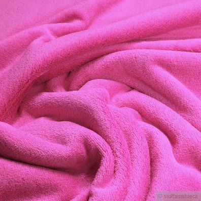 Stoff Polyester Wellness Fleece pink Kuschelfleece