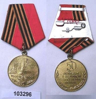 russ. Medaille 50. Jahrestag d. Sieges im Großen Vaterländischen Krieg 1945–1995
