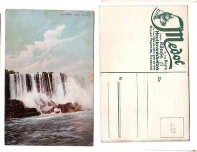 59377 Medol Reklame Ak Niagara Fälle USA Main Falls um 1910