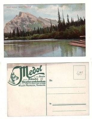 59493 Medol Reklame Ak Kanada Mount Rundle Nationalpark Banff um 1910