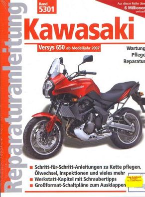 5301 - Reparaturanleitung Kawasaki Versys 650 ab Modelljahr 2007