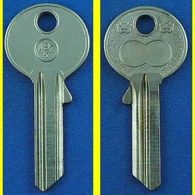 Schlüsselrohling Börkey 491 K für verschiedene Brumme Profilzylinder