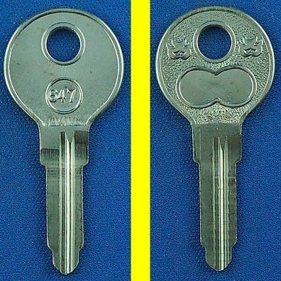 Schlüsselrohling Börkey 647 für verschiedene CR / Fiat