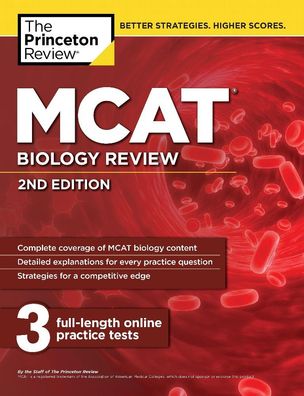MCAT Biology Review, 2nd Edition (Graduate School Test Preparation), Prince ...