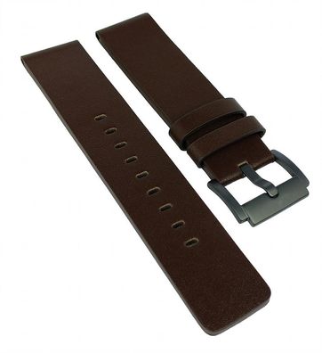 Adora Nautic > Uhrenarmband 22mm braun glattes Leder > AN2122