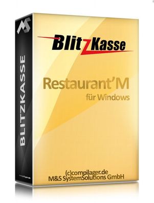 TSE Blitz!Kasse® Handel ´M Kassensoftware für Laden, Kiosk, Caffe, Schnellgastronomie