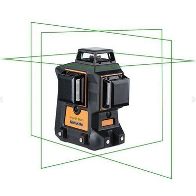 Kreuzlinienlaser selbstnivellierend mit 3 x 360° Laserlinien, Art.-Nr. 41384