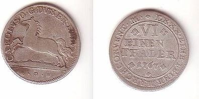 1/6 Taler Silber Münze Braunschweig-Wolfenbüttel 1767 I.D.B.