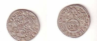 1/24 Taler Silber Münze Bistum Hildesheim 1698 HL