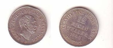 1/12 Taler Silber Münze Hannover 1844 B