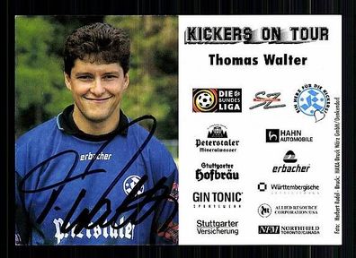Thomas Walter Stuttgarter Kickers 1996-97 Autogrammkarte + A48699
