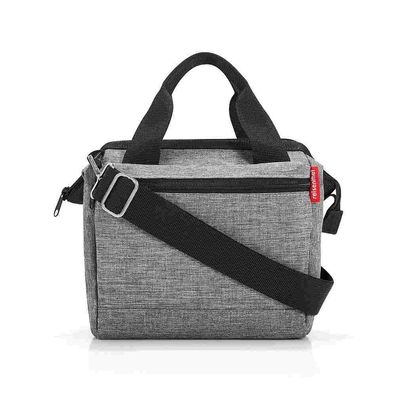 reisenthel allrounder cross twist silver MQ7052 Schultertasche 4l klein grau