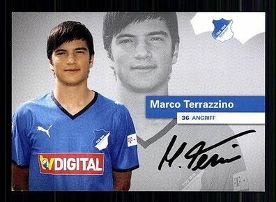Marco Terrazzino TSG Hoffenheim 2008-09 Autogrammkarte + A48800