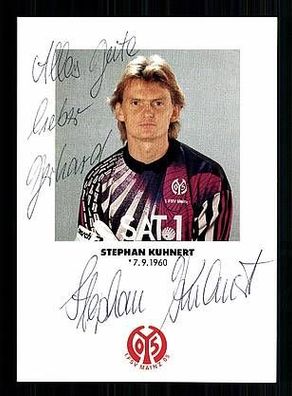 Stephan Kuhnert FSV Mainz 05 1991-92 Autogrammkarte + A48885