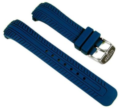 Citizen Uhrenarmband Kautschuk 18mm Blau BM6530-21L s048991