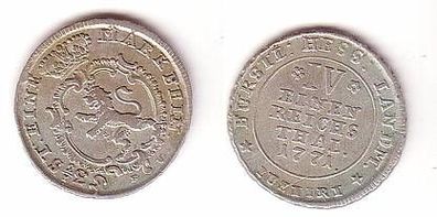 1/4 Taler Silber Münze Hessen Kassel 1771 F.U.