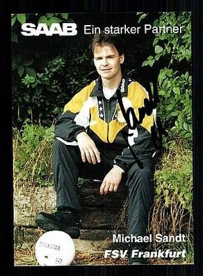 Michael Sandt FSV Frankfurt 1994-95 Autogrammkarte + A49134