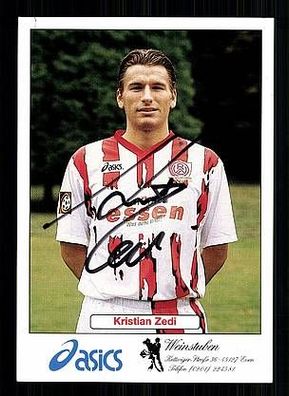 Kristian Zedi Rot-Weiss Essen 1996-97 Autogrammkarte + A49168