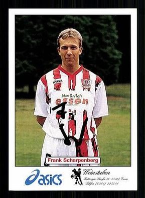 Frank Scharpenberg Rot-Weiss Essen 1996-97 Autogrammkarte + A49174