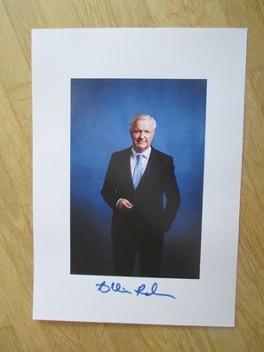 EU Kommissar Olli Rehn - handsigniertes Autogramm!!!!