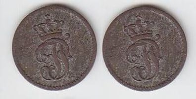 3 Pfennige Silber Münze Mecklenburg Schwerin 1842