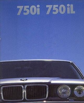 BMW 750i 750iL, Prospekt