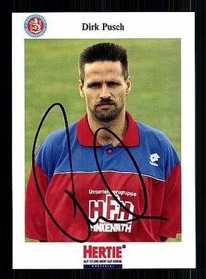 Dirk Pusch Wuppertaler SV 1993-94 Autogrammkarte + A49362