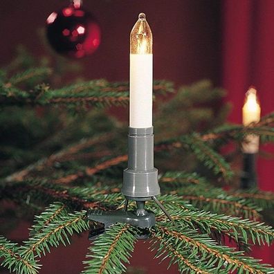 Schaftkerzen Weihnachtsbaumbeleuchtung 16er Stecker teilbar innen 1127-000