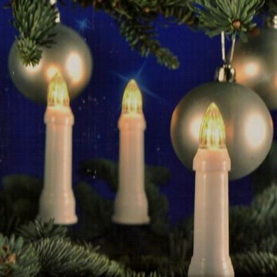 LED Weihnachtsbaumbeleuchtung 30er außen warmweiß 11,6m Lichterkette 76610