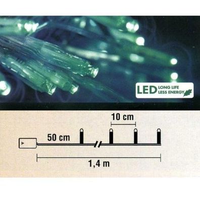 Micro LED Lichterkette 10er Batteriebetrieb grün Best Season 725-22