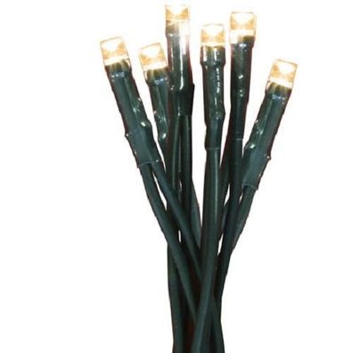LED Mini-Lichterkette 50er warmweiss / grün D-LED 423-20